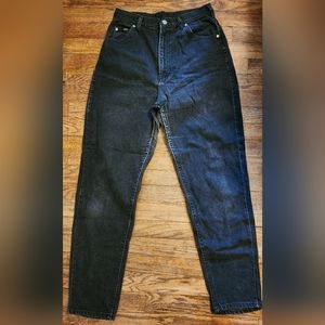 Vintage Lee High Rise Tapered Denim Jeans - Size 12M